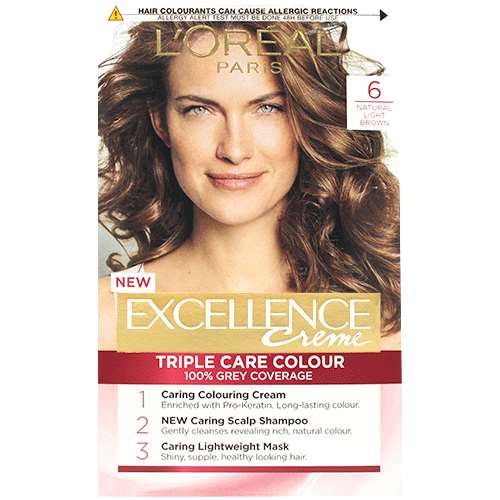 LOreal Excellence Natural Light Brown 6
