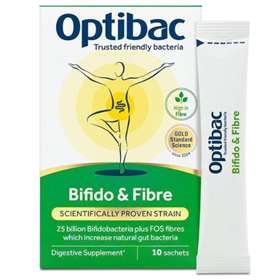 OptiBac Probiotics Bifido & Fibre 10 Sachets