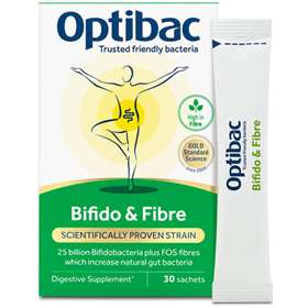 Optibac Probiotics Bifidobacteria & Fibre Sachets 30