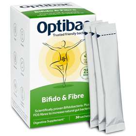 OptiBac Probiotics Bifidobacteria and fibre Sachets 30