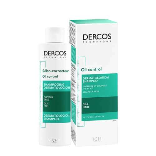 Vichy Dercos Oil Control Treatment Shampoo 200ml