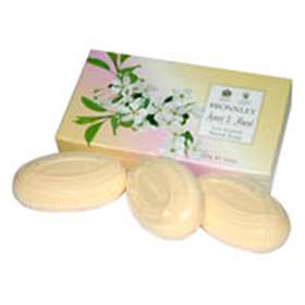 Bronnley Apricot and Almond Hand Soap 100g x 3