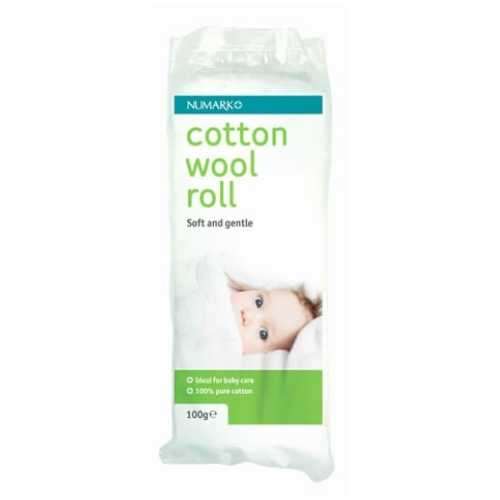 Numark Super Soft Cotton Wool Roll 100g