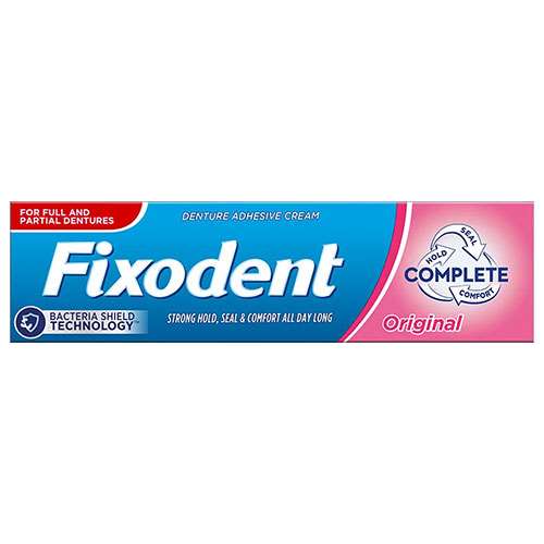 Fixodent Complete Original Denture Adhesive Cream 40g