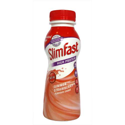 Slim Fast Summer Strawberry Bottled Shake 325ml