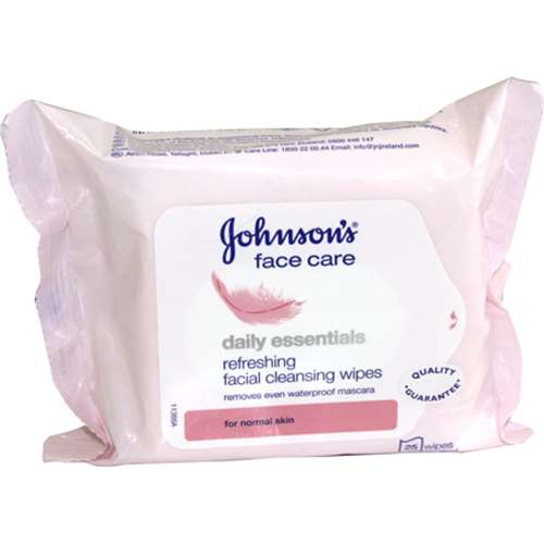 Johnson's Daily Essentials Refreshing Facial Cleansing Wipes