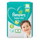 Pampers Baby-Dry Nappies Size 6 Extra Large 19