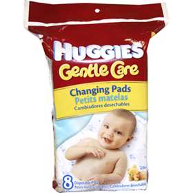 Huggies Gentle Care Changing Pads 8 Pack