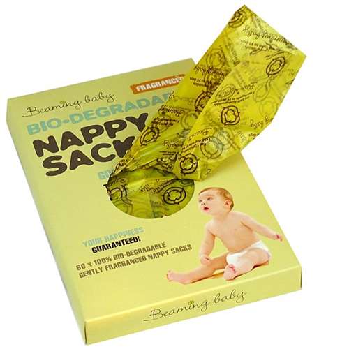 Beaming Baby Fragranced Bio-Degradable Nappy Sacks 60