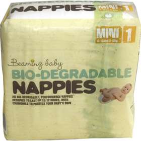 Beaming Baby Bio-Degradable Nappies Mini 20