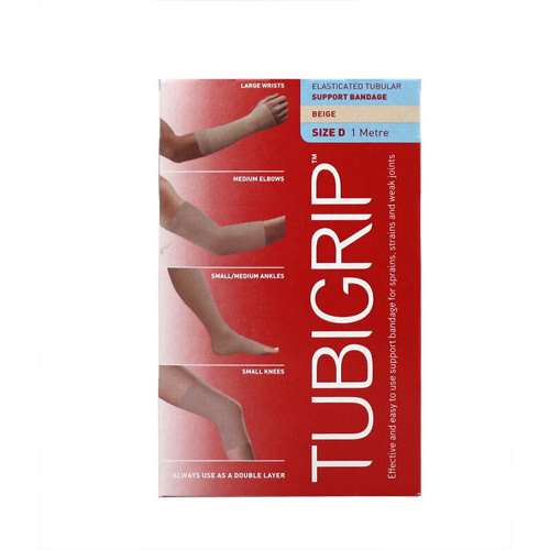 Tubigrip Support Bandage Size D in Beige 1m (1546) ExpressChemist.co