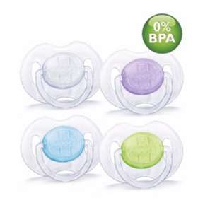 Avent Silicone Soothers (0-6M)