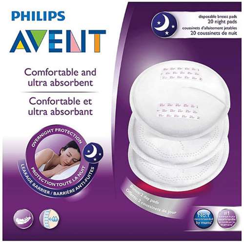 Avent Disposable Breast Pads Nighttime 20 ExpressChemist.co.uk Buy