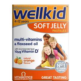 WellKid Soft Jelly Pastilles Orange 30