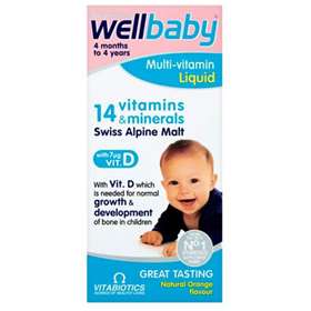 Vitabiotics Wellbaby Multi-vitamin Liquid Orange 250ml