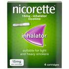 Nicorette Inhalator 15mg 4 Cartridges