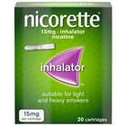 Nicorette Inhalator 15mg 20 Cartridges