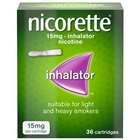 Nicorette Inhalator 15mg 36 Cartridges