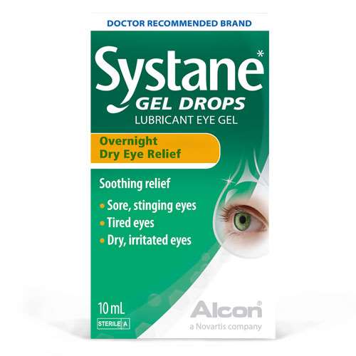 Systane Gel Drops Overnight Dry Eye Relief 10ml