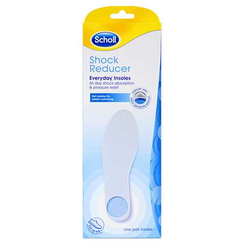 Scholl Shock Reducer Everyday Insoles - One Pair