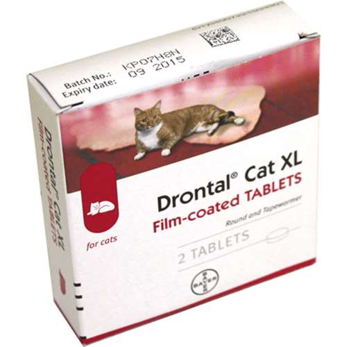 Drontal Cat XL Tablets (2) ExpressChemist.co.uk Buy Online