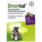 Drontal Dog Tasty Bone Wormer Tablets (2)