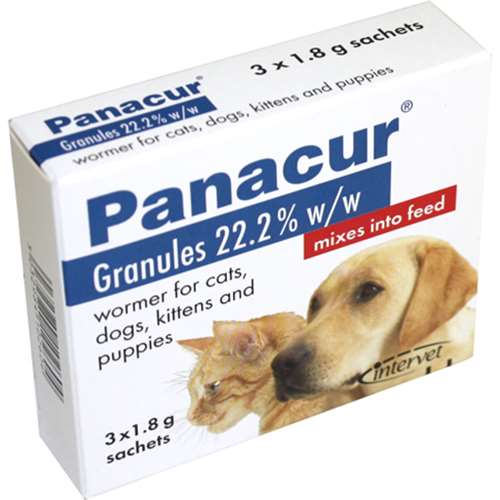 Panacur Wormer Granules 1.8g 3 ExpressChemist.co.uk Buy Online