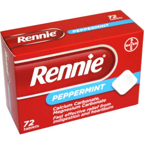 Rennie Peppermint Tablets 72
