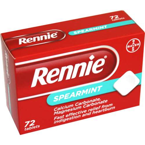 Rennie Spearmint Tablets 72