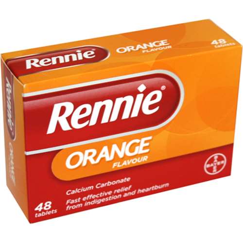 Rennie Orange Tablets 48 ExpressChemist.co.uk Buy Online