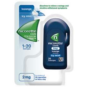 Nicorette Cools Icy Mint 2mg Lozenges - 20