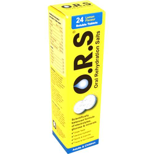 O.R.S Oral Hydration Salts lemon 24