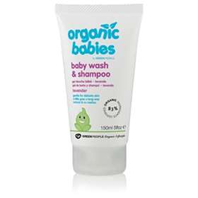 Organic Babies Baby Wash & Shampoo Lavender Scented 150ml
