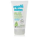 Organic Babies Baby Wash & Shampoo Fragrance Free 150ml