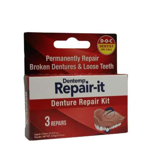 Dentemp Denture Repair Kit Repair it 3