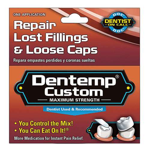 Dentemp Maximum Strength Temporary Filling and Loose Caps