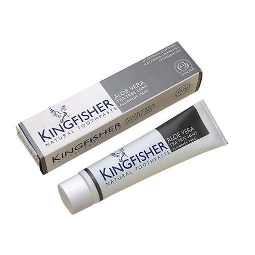 Click to view product details and reviews for Kingfisher Aloe Vera Tea Tree Mint Natural Toothpaste 100ml.