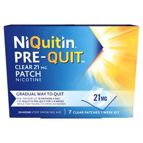 Niquitin Pre-Quit Clear Patch 21mg