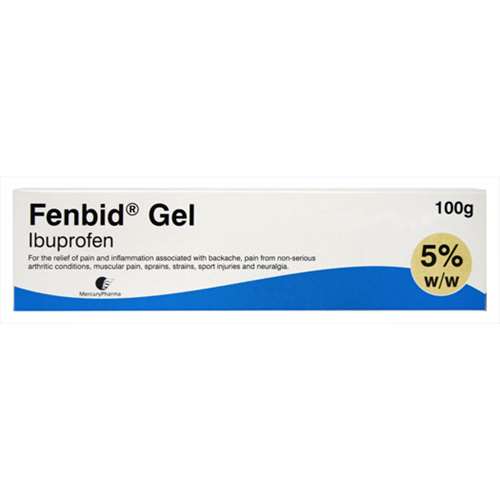 Fenbid Ibuprofen Gel 5% w/w 100g