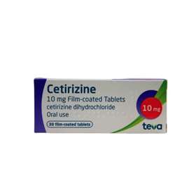 Cetirizine Dihydrochloride Film Coated Tablets 10mg (30)