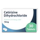 Cetirizine Hydrochloride Film Coated Tablets 10mg (30)