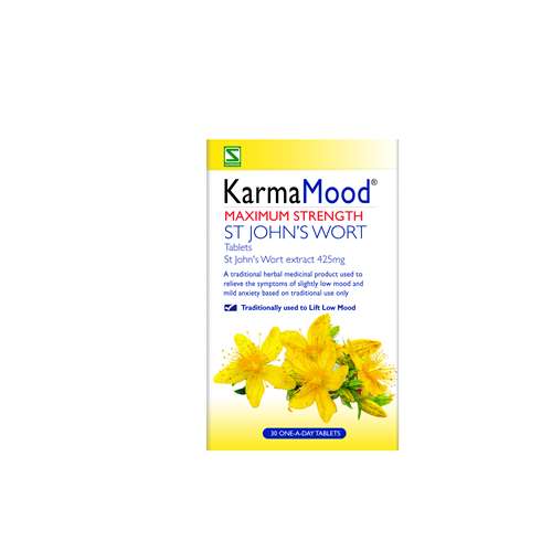 Schwabe KarmaMood Maximum Strength St John's Wort Tablets 30