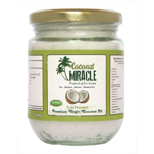 Coconut Miracle Virgin Coconut Oil 184g - ExpressChemist.co.uk - Buy Online
