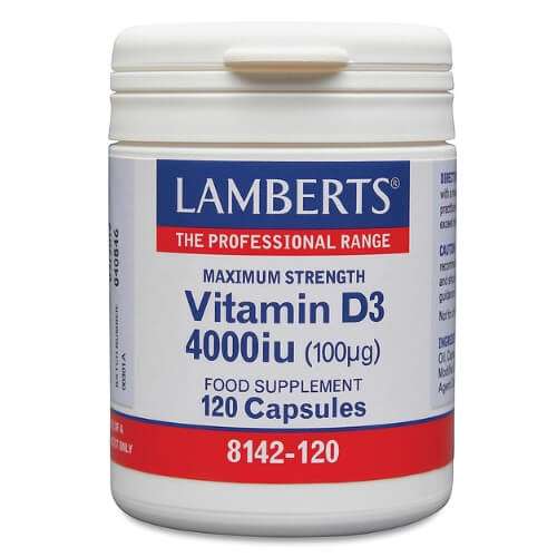 Lamberts Vitamin D3 4000iu (100Âµg) 120 Capsules