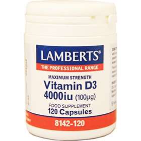 Lamberts Vitamin D3 4000iu (100µg) 120 Capsules