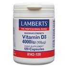 Lamberts Vitamin D3 4000iu (100µg) 120 Capsules