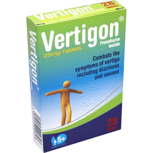 Click to view product details and reviews for Vertigon Promethiazine Teoclate 25mg Tablets 28.