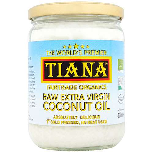 Tiana Organic Extra Virgin Coconut Oil 500ml