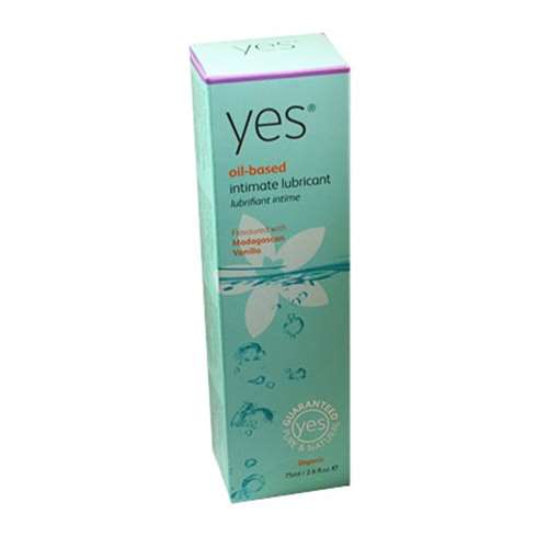 Yes Oil Based intimate Lubricant with Madagascan Vanilla 75ml