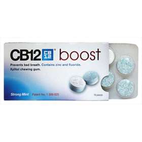 CB12 Boost Xylitol Chewing Gum Strong Mint 10